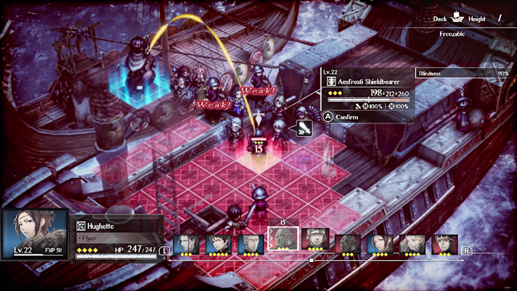 Triangle Strategy Nintendo Switch Screenshot